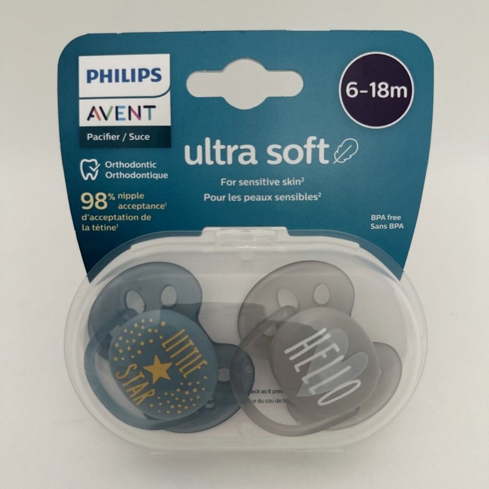 Philips Avent Ultra Soft Pacifier For Sensitive Skin 6-18m